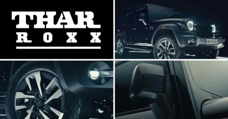 Mahindra's new icon offering will be called 'Thar Rocks'